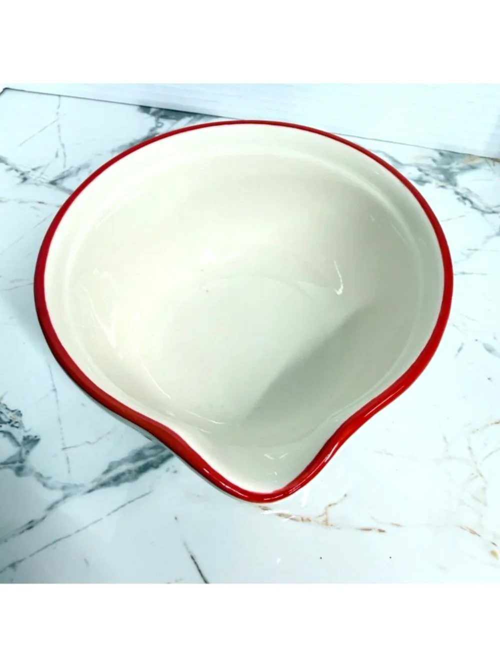 Pioneer Woman Wishful Winter Christmas Ceramic Mixing Bowl with Spout, small